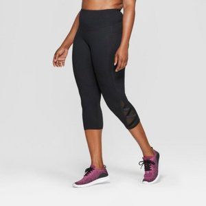 C9 Champion Black Ebony Studiio Fit 20" Capri Size 4X